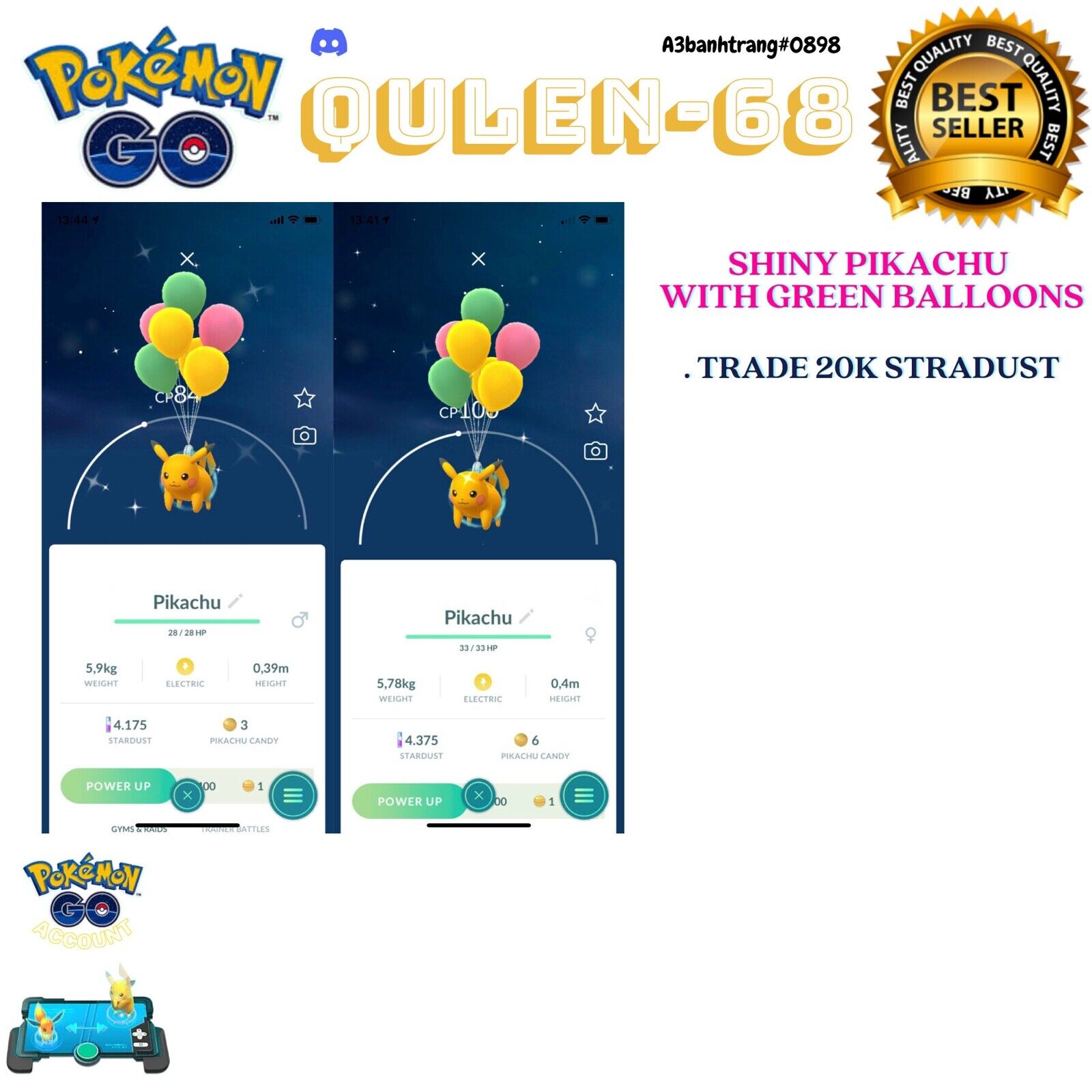 Pokémon GO Shiny Cake Costume Pikachu – Trade 20.000 stardust (Read  Describe) - PoGoFighter