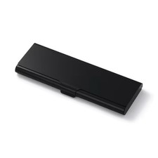 MUJI aluminum pencil case black 60 175 15mm from japan
