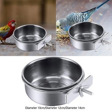 Bird Feeding Dish Cup Bird Feeding Cup for Cockatiel Chinchilla Parakeet