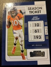 2021 Panini Contenders Football Jerry Jeudy #29 Denver Broncos