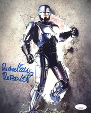 Richard Eden signed 8x10 Photo Alex Murphy RoboCop JSA Authentication