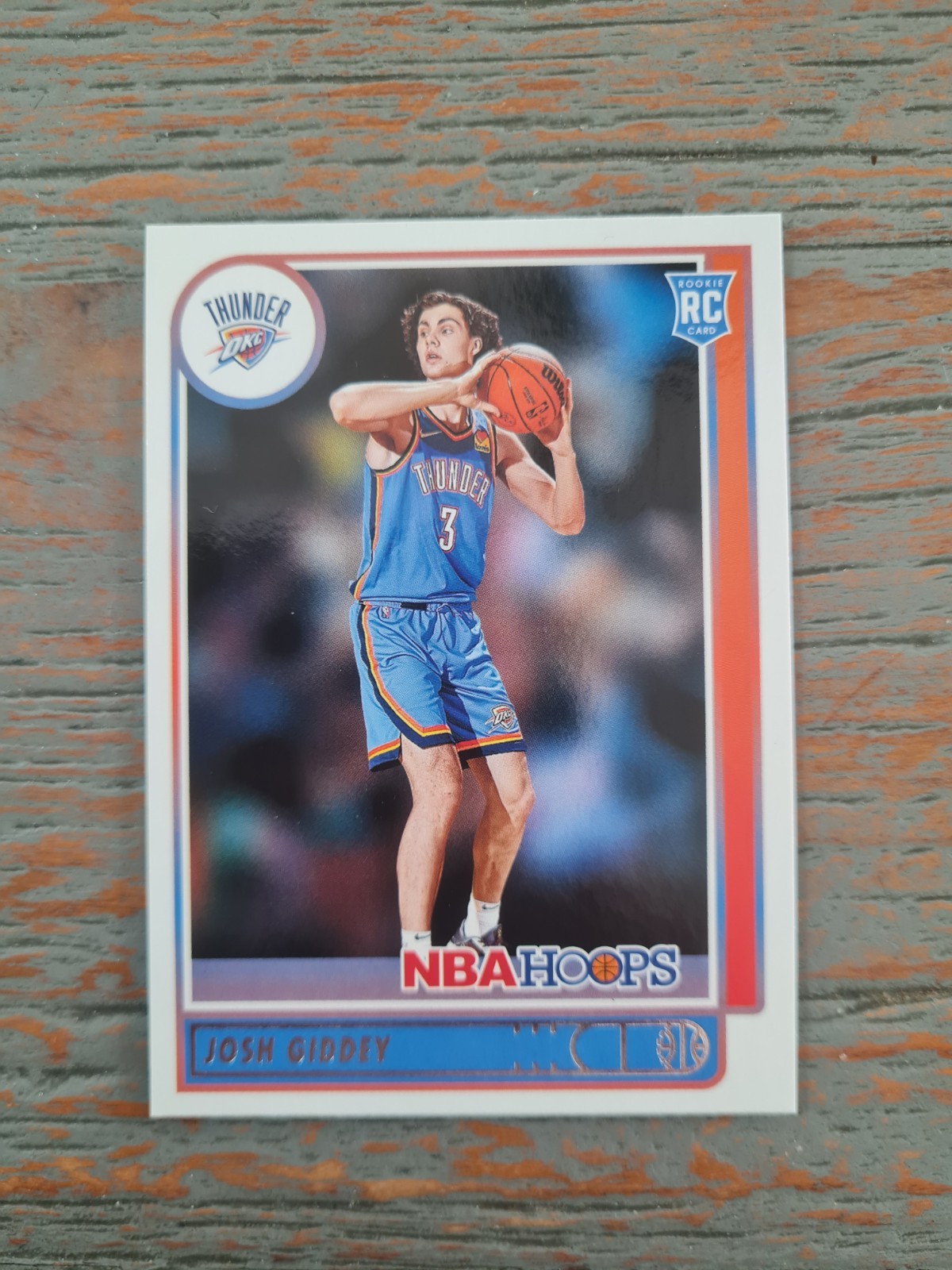 Josh Giddey 2021-22 Panini NBA Hoops RC Rookie Card #202 Oklahoma City Thunder🏀