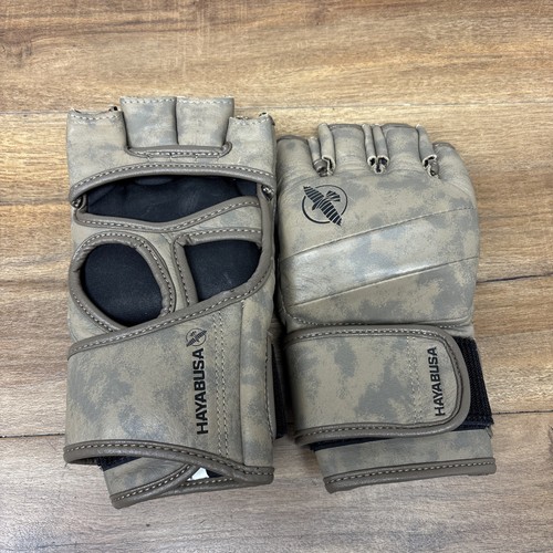 Hayabusa T3 LX 4oz MMA Gloves - Size Medium - Brown Vintage Leather - Used