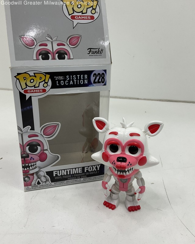 Funko Pop! Games #228 Funtime Foxy Five Nights at Freddy's Vinyl Figurine NIB