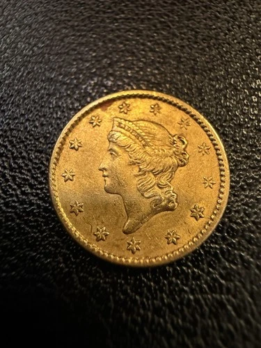 1852-P $1 LIBERTY HEAD GOLD COIN   Z324