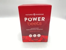 Nature's Sunshine Power Beets 30 To-Go Packs Superfood Booster (DAMAGED BOX)