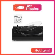 Facmogu 12" Clear Acrylic Slipmat, Vinyl Turntable Mat for Record Player
