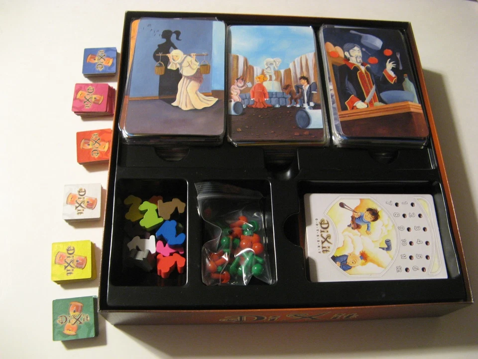 Dixit Odyssey art card game +2 sets: original&Quest sleeved Asmodee lot - Image 3 of 4