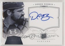 2012 Panini National Treasures 48/99 Derek Norris #168 Auto 0nr3