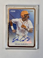 2025 Pulse Baseball Dean Curley Encased Autograph Series 17/29 Guardians