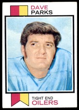 1973 TOPPS DAVE PARKS HOUSTON OILERS #179 EX-EXMT