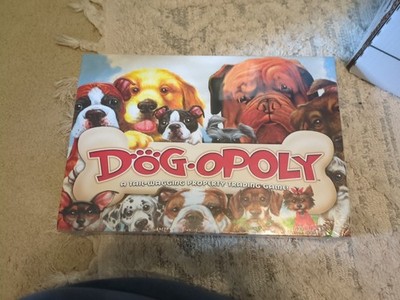 Dog-Opoly A Tail-Wagging Property Trading Game New Sealed