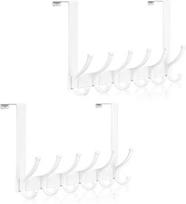 Door Hooks for Hanging, Over The Door Towel Racks for Bathroom, Coat Rack Door