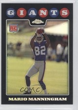 2008 Topps Chrome Refractor Mario Manningham #TC201 0k6