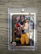 2025 Topps Chrome Will Howard Refractor Rookie CLEAN #321 STEELERS! RC