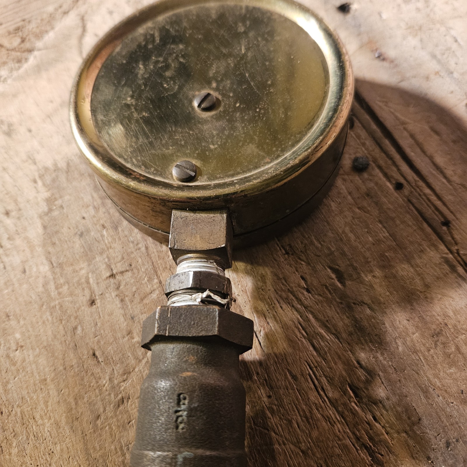 VINTAGE BRASS STAR SPRINKLER CORPORATION WATER GAUGE