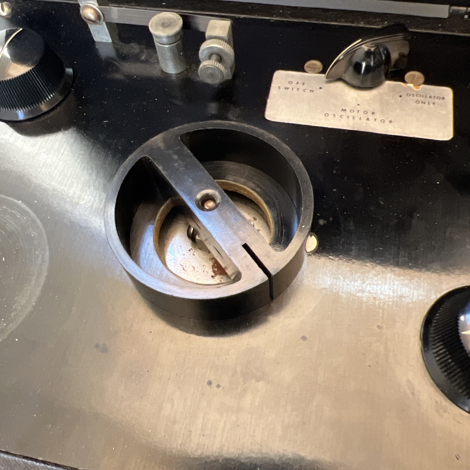 Vintage Code Instructograph Morse Code Trainer Machine WWII Era Spy w/Case Clean