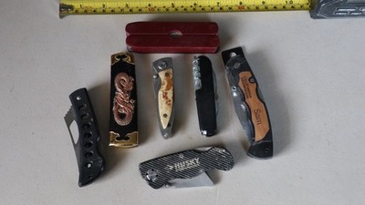 Assorted Pocket Knife Lot WINCHESTER FRANKLIN MINT ROSTFREI HUSKY MULTI LOT 2 d2