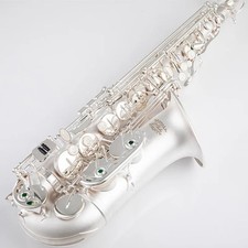 New Arrival Alto Eb Saxophone Brass Silver Plated Sax Instrument With Case