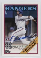 2023 Topps Series 1 1988 Topps Baseball Auto Ezequiel Duran #88BA-EDU Auto 1b1g