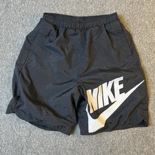 Rare VTG NIKE Big Swoosh Swimming Trunks 90s 2000s White Tag SZ XL 045 