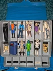 1980 Star Wars Kenner Figures Lot With Carrying Case Trooper Greedo Biker Scout