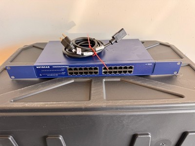 Netgear JGS524 ProSafe 24-Ports External Switch + Rack Ears and Power - TESTED!