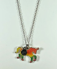 Unicorn Necklace Girl's Jewelry Silver Tone 22" BFF Charm Great Gift Whimsical