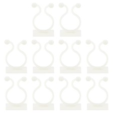 100Pcs Plant Fixture Clips for Indoor Outdoor White, 16.2mm 