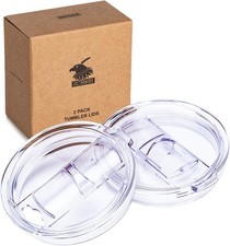 30 oz Tumbler Replacement Spill Proof Splash Lids Covers 2 Pack