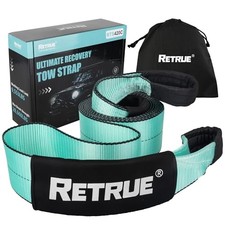 Tow Strap With Reinforced Loops 26880 Lbs Break Strengthvehicle Recovery Tow Strap With Reinforced Loops 26880 Lbs Break Strengthvehicle Recovery
