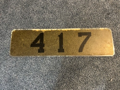 Delaware & Hudson Alco C420 Number Board #417 No White Paint Signs ...