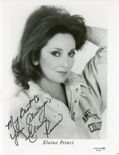 Elaine Princi "One Life to Live" AUTOGRAPH Signed Autographed 8x10 Photo ACOA