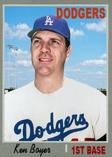 1970 Baseball LJACards Trading Cards ACEO (Sunset, Coachs, and Managers)