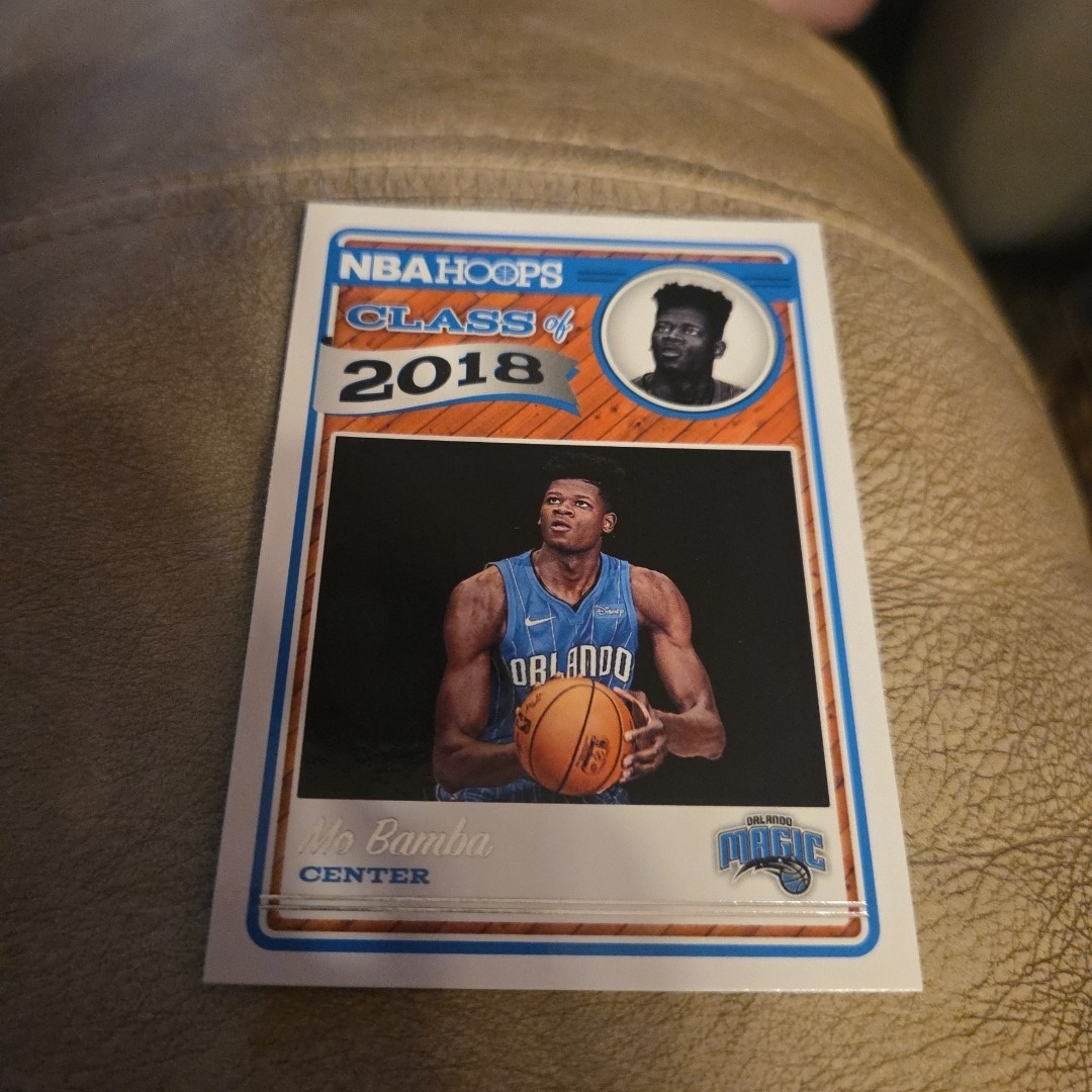 2018-19 Panini NBA Hoops ~ Mo Bamba ~ Class Of 2018 Rookie ~ 6 ~ Orlando Magic