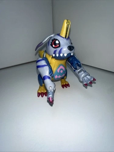 VTG Digimon: Digivolving Gabumon into Metalgarurumon figure  Bandai 1999