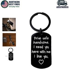 Durable Stainless Steel Drive Safe Keychain - Gifts for Boyfriend/Husband