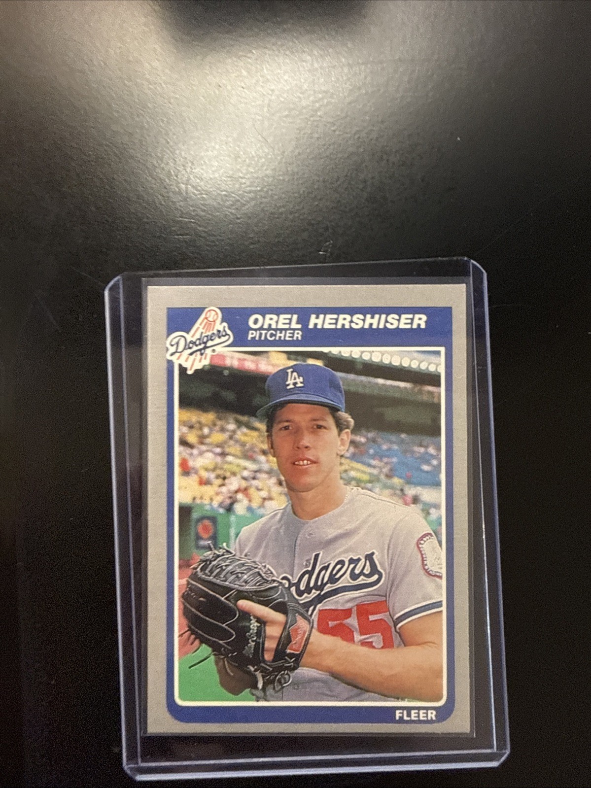 1985 Fleer - Orel Hershiser #371 (RC)