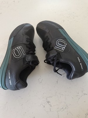 Five Ten Sleuth DLX Men's Cycling Shoes Black Blue Breathable Lace Up SIZE 8 1/2
