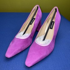 NWOB Nine West Monda Pump Women's Dress Shoe Purple 6.5 6 1/2 M Suede Leather