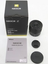 [EXC++++] Nikon Z MC 50mm f2.8 Macro + Boxed Optically Perfect Clear Lens JAPAN