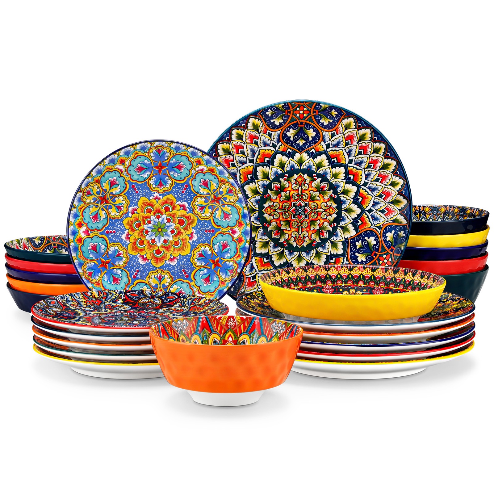 Juego de vajilla de porcelana vancasso Lumi estilo bohemio servicio de mesa para 4/6 personas