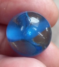 Marble King UV Reactive Uranium Blue Cat's Eye