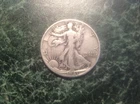 1941-D Walking Liberty Half Dollar (red/tan)