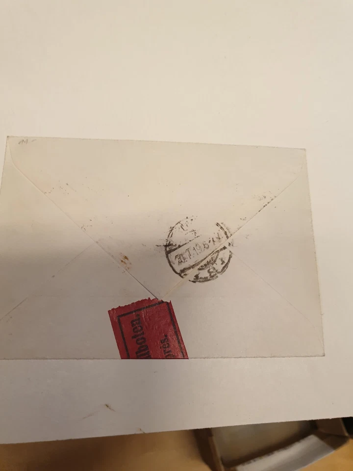 Luftpostbrief Luftpost Einschreiben Eilbrief Gelsenkirchen nach Berlin 19.7.19 - Bild 4 von 4