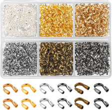 600 Pcs Brass Wire Guardian U-Shape Cable Protector Brass Wire Protector