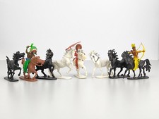 11Stk. Western Germany Indianer und Pferde Action Figuren Sammlung Konvolut  DDR