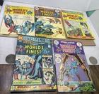 5 Vintage bronze age DC comics World’s finest Superman Batman comics 221-229