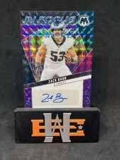 2025 Panini Mosaic Zack Baun In Focus Purple Mosaic Auto #49/49 