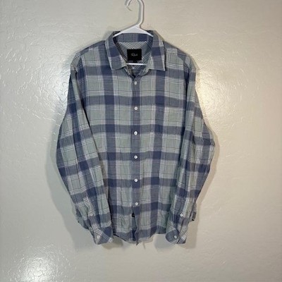 Rails Shirt Mens Large Blue Plaid Long Sleeve Button Up Cotton Wyatt Casual | eBay Rails Shirt Mens Large Blue Plaid Long Sleeve Button Up Cotton Wyatt Casual | eBay